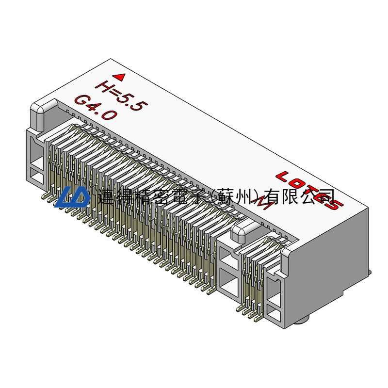 M.2 5.5H G4.0 Top Mount Connector