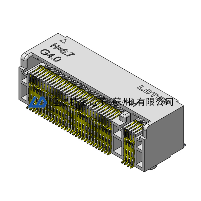 M.2 6.7H G4.0 Top Mount Connector